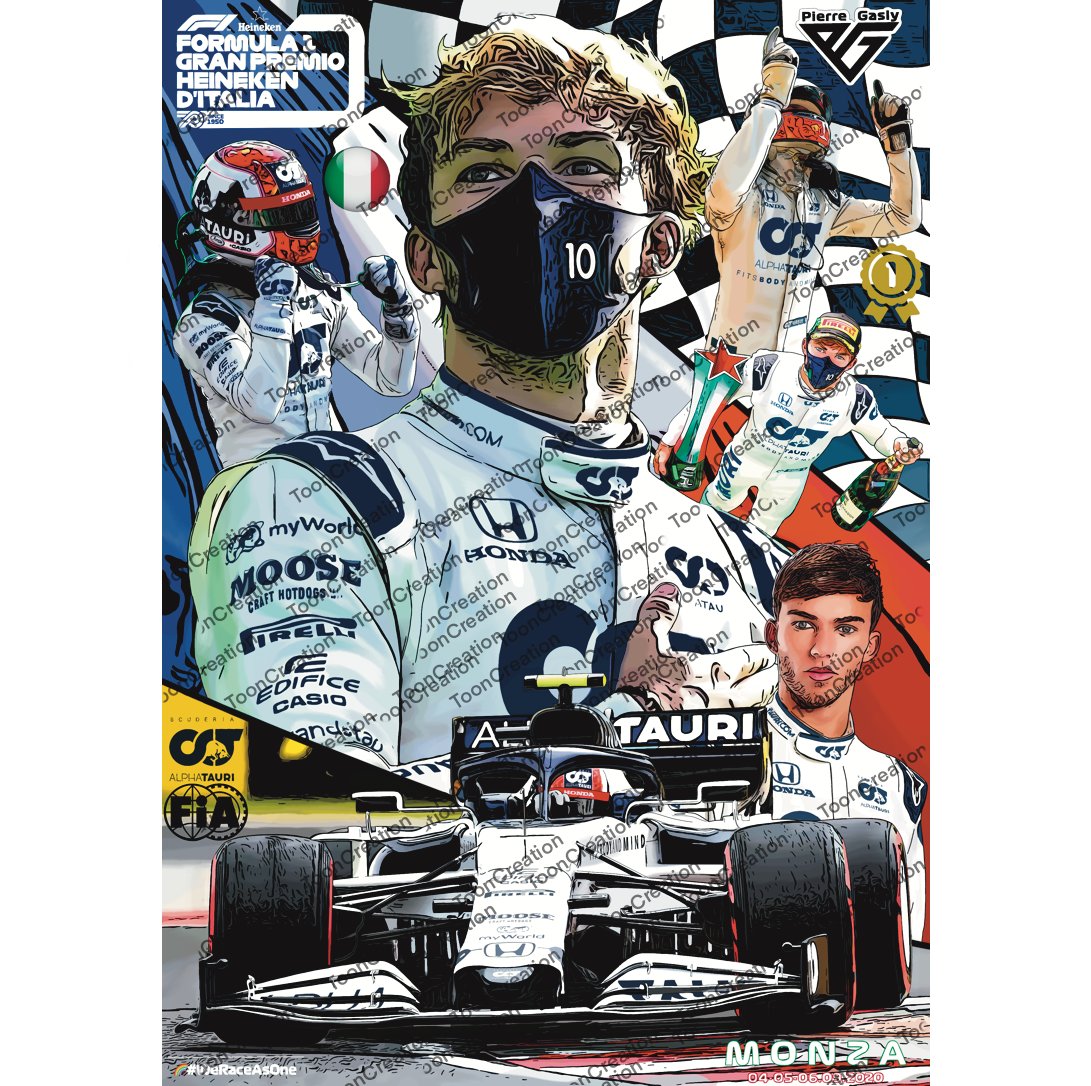 Pierre Gasly - 2020 - GP d’Italie - 1ère victoire - Formule 1