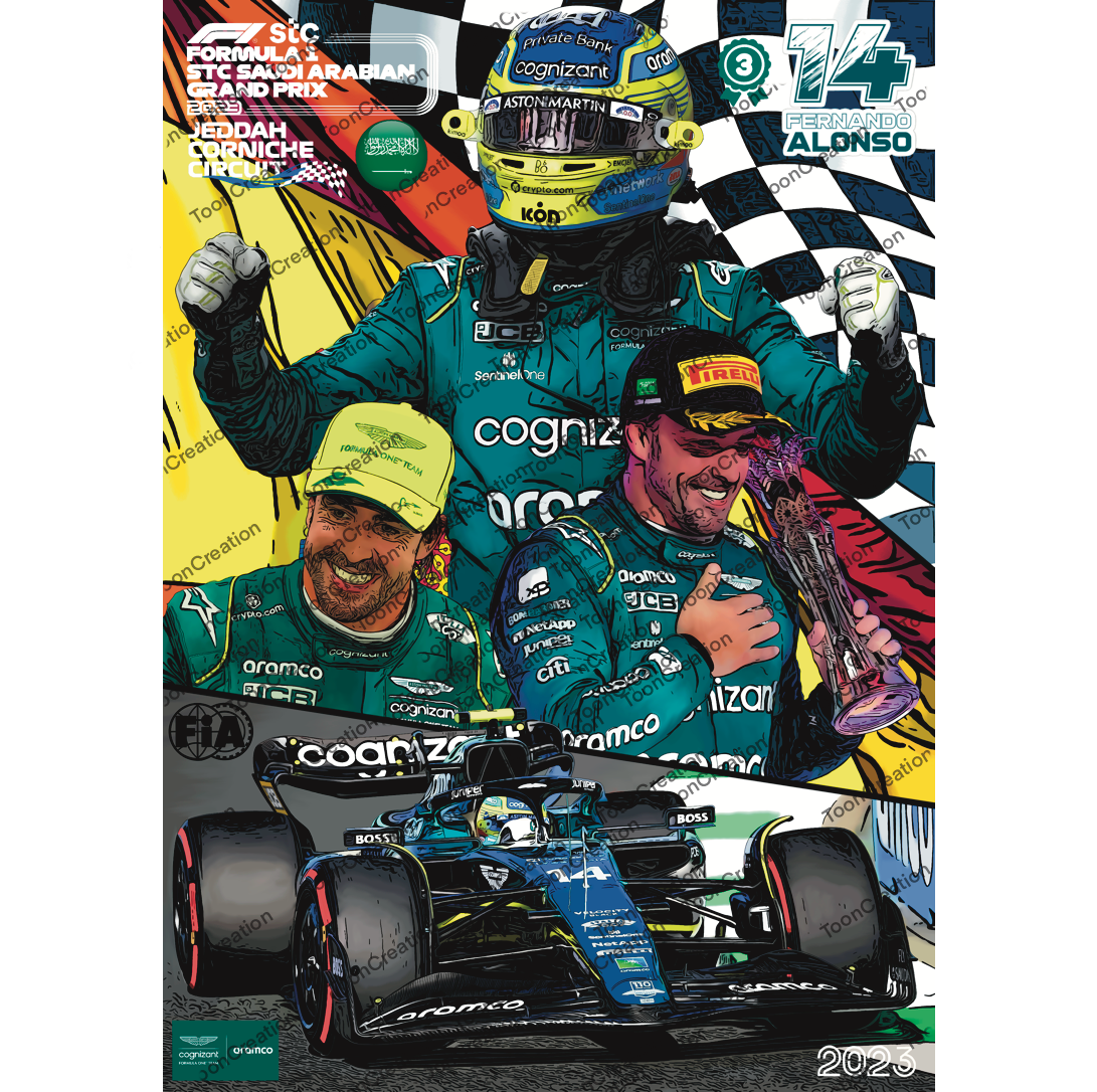 Fernando Alonso - 2023 - GP d’Arabie Saoudite - Formule 1
