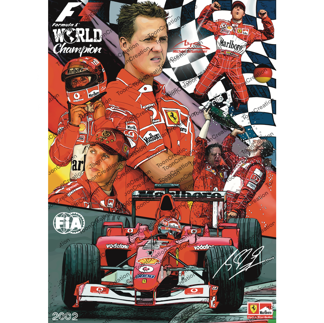 Michael Schumacher - 2002 - World Champion - Formule 1