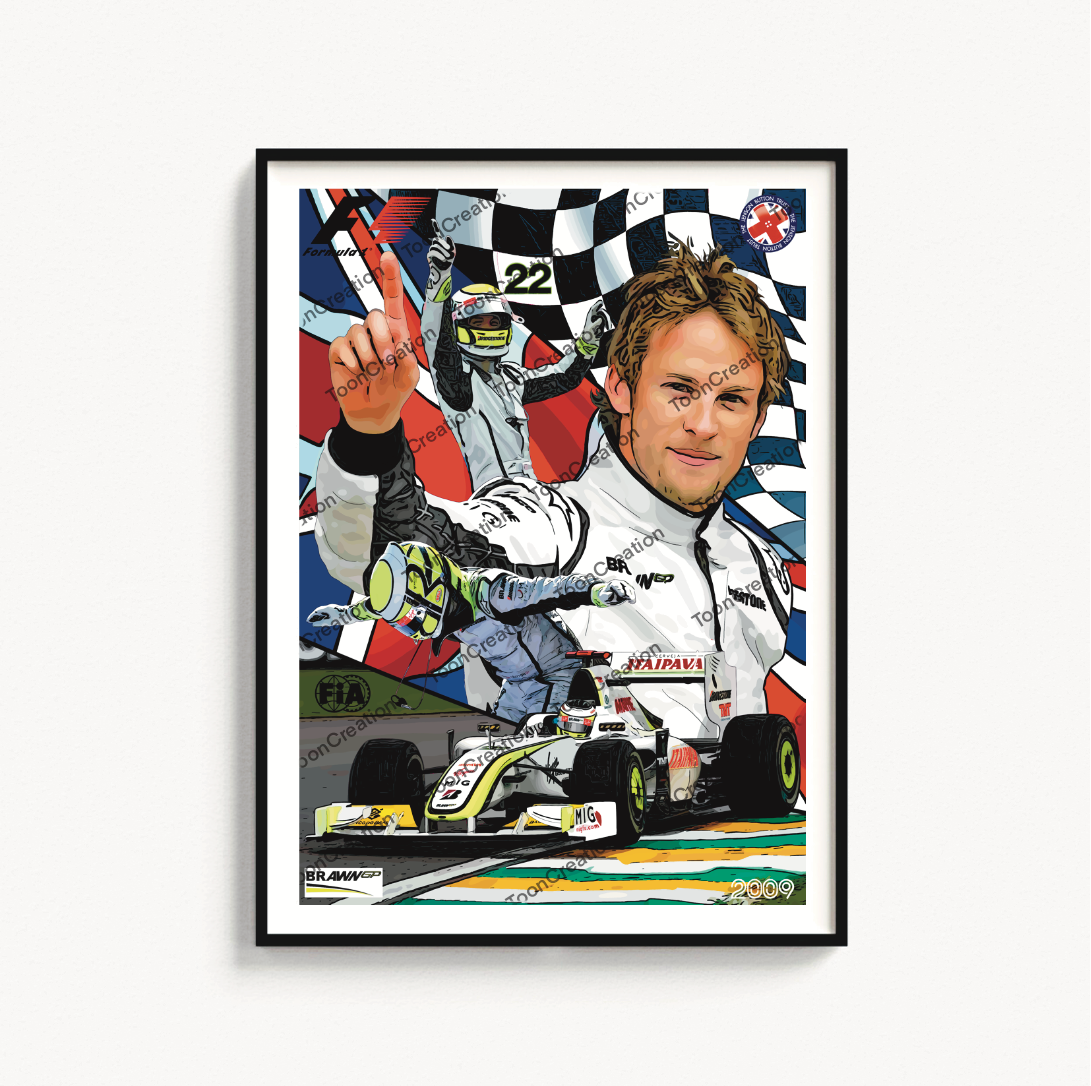 Jenson Button - 2009 - World Champion - Formule 1