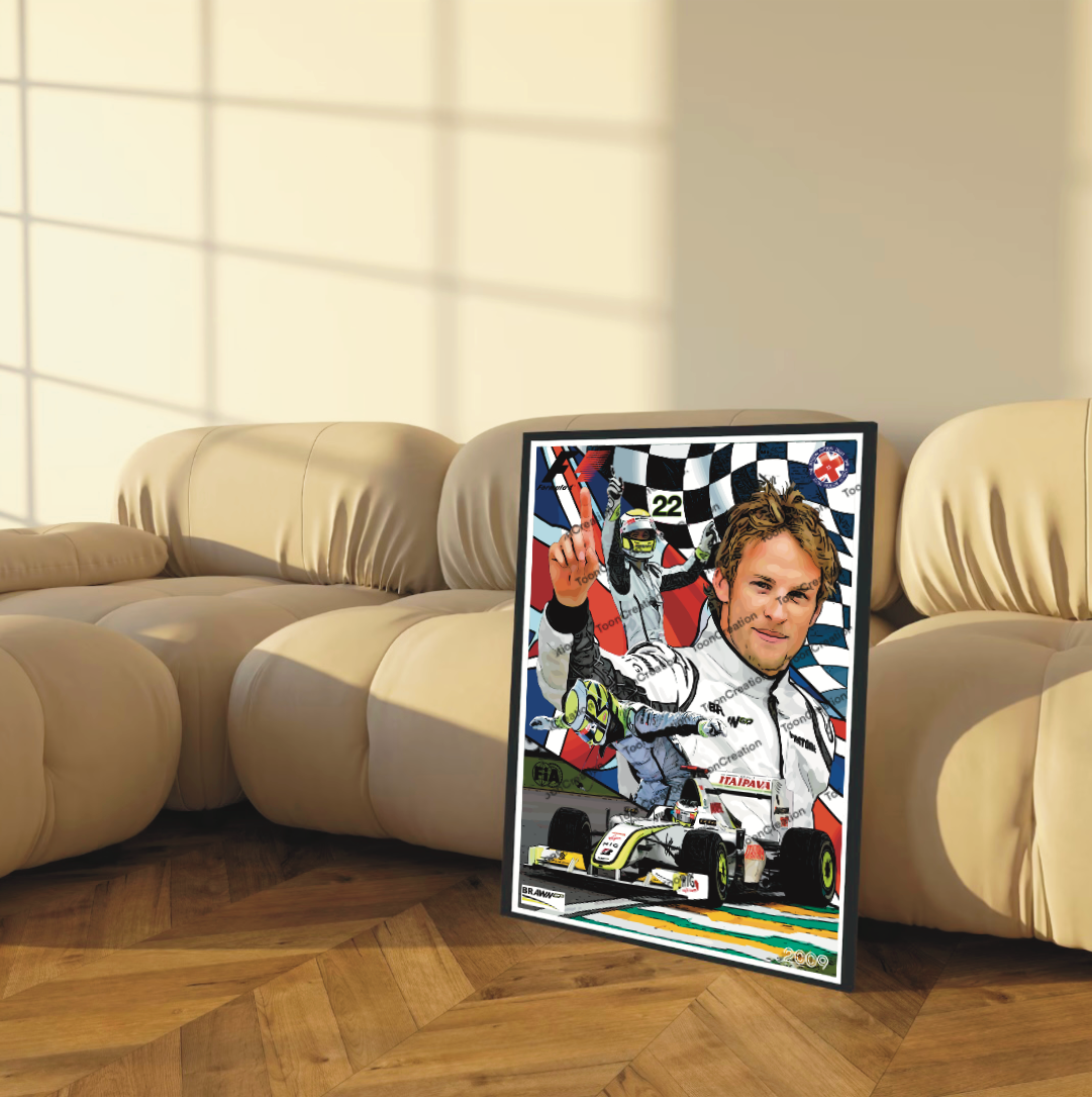 Jenson Button - 2009 - World Champion - Formule 1