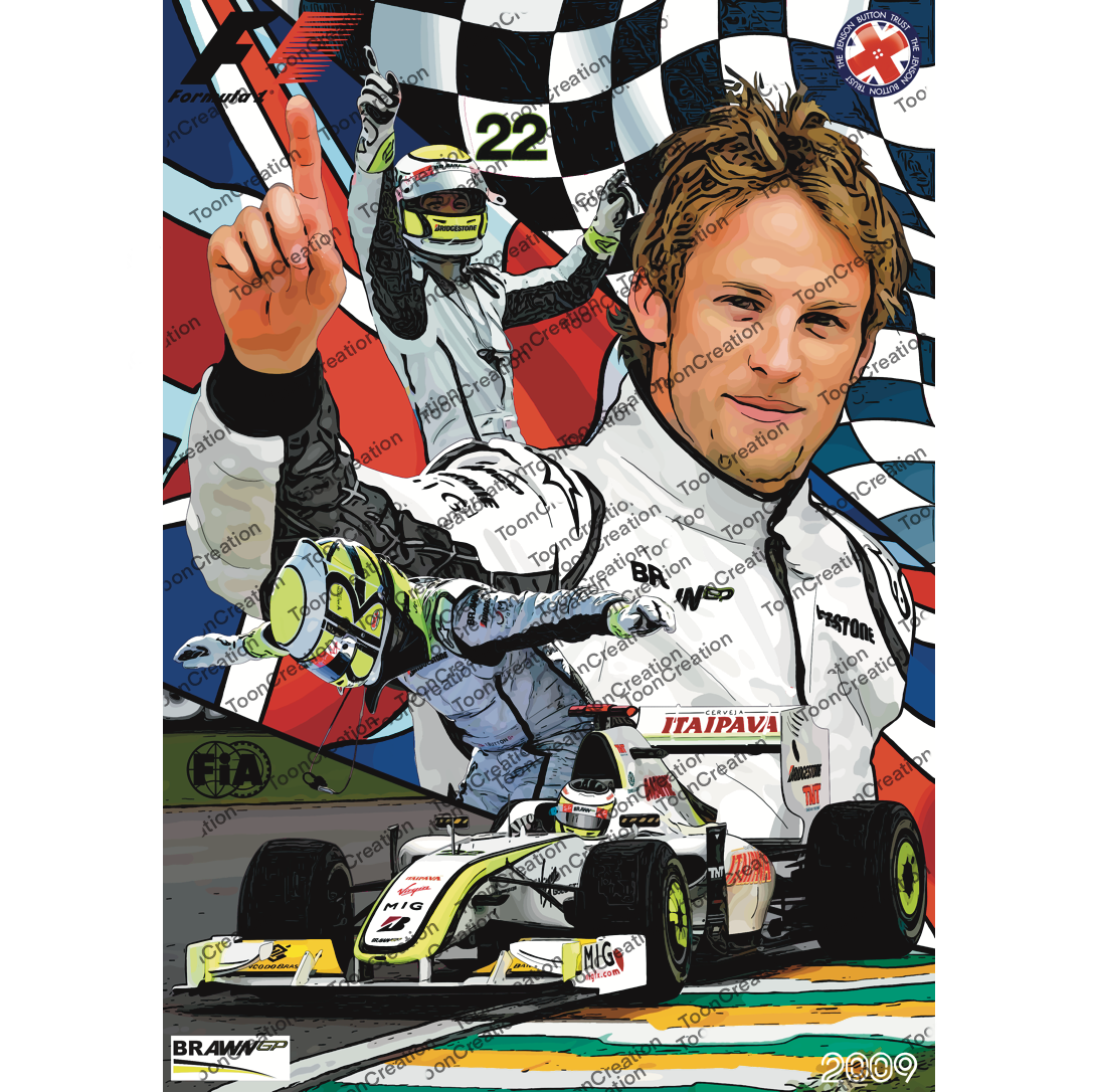 Jenson Button - 2009 - World Champion - Formule 1