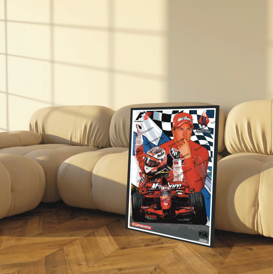 Kimi Räikkönen - 2007 - World Champion - Formule 1