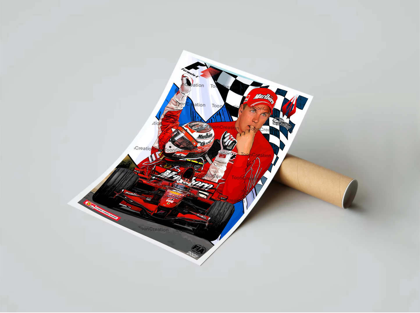 Kimi Räikkönen - 2007 - World Champion - Formule 1