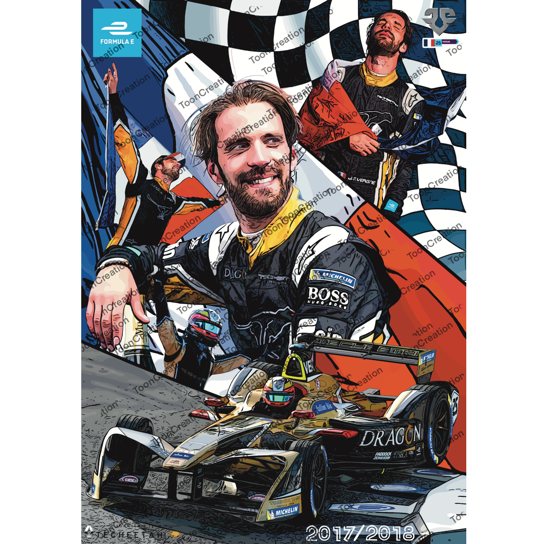 Jean-Eric Vergne - 2017/2018 - World Champion - Formule e