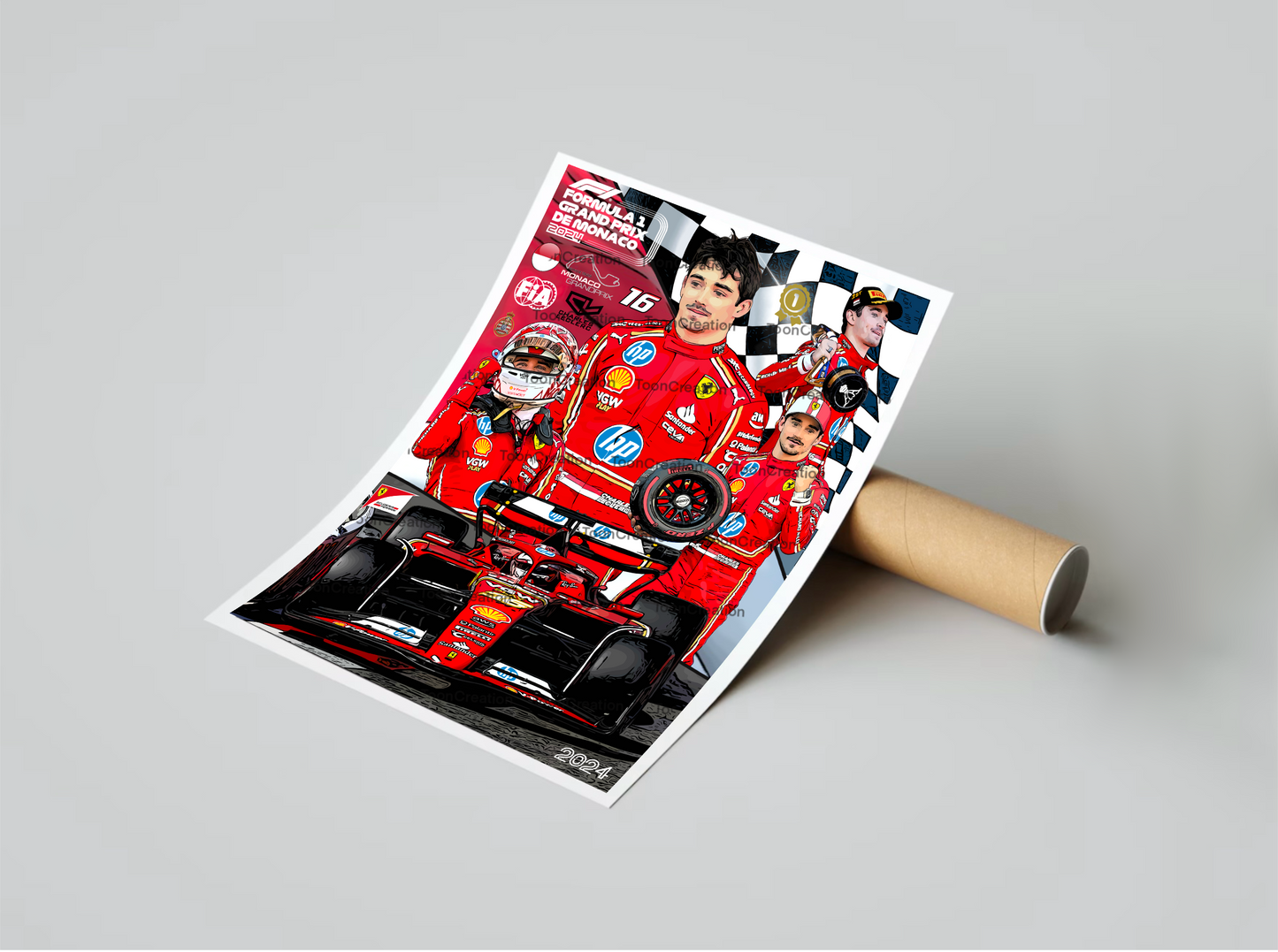 Charles Leclerc - 2024- GP de Monaco - Formule 1