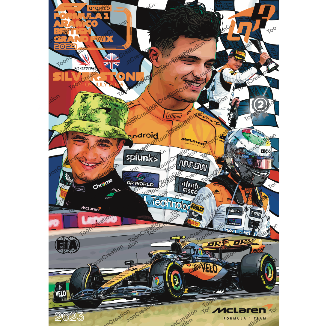 Lando Norris - 2023 - GP de Silverstone - Formule 1