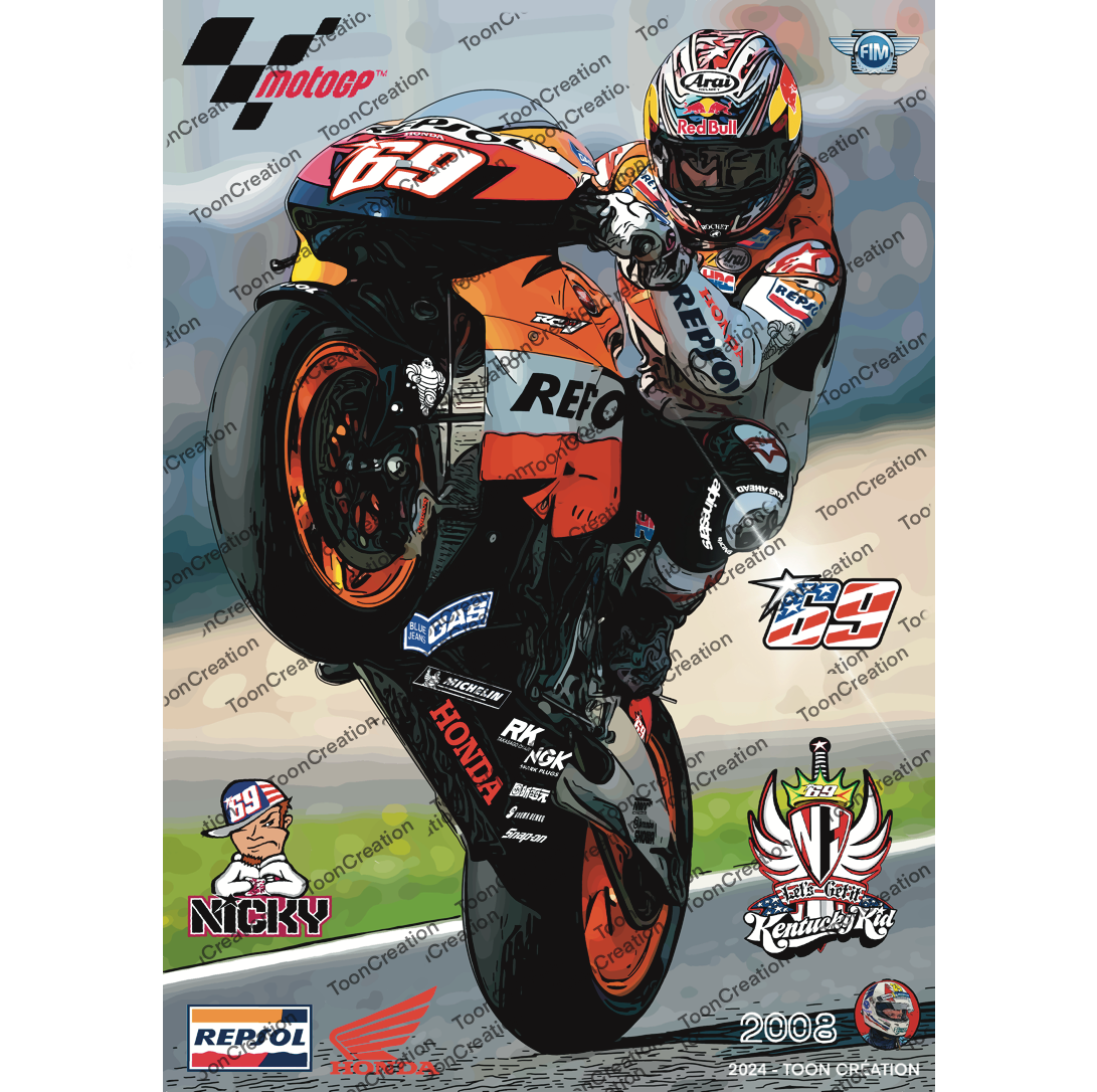 Nicky Hayden - 2008 - MotoGP
