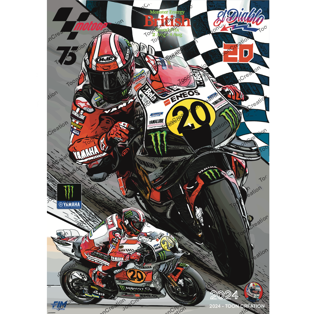 Fabio Quartararo - 2024 - GP de Silverstone - MotoGP