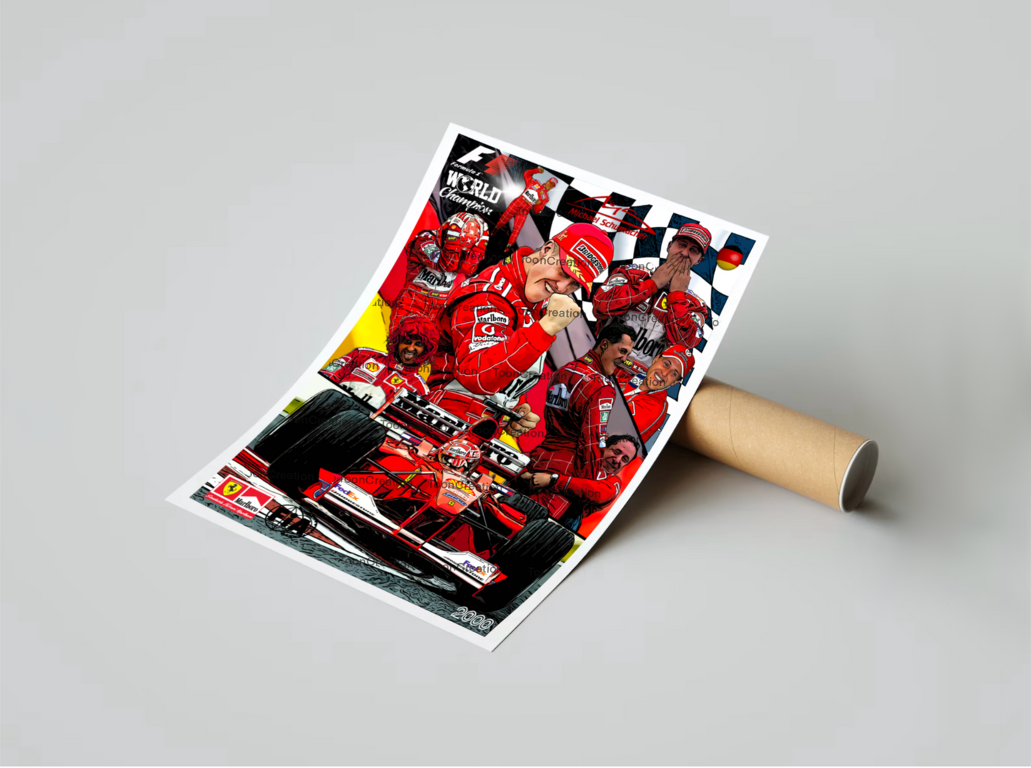 Michael Schumacher - 2000 - World Champion - Formule 1