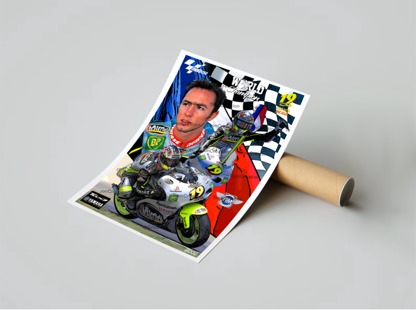 Olivier Jacque - 2000 - World Champion - Moto 250