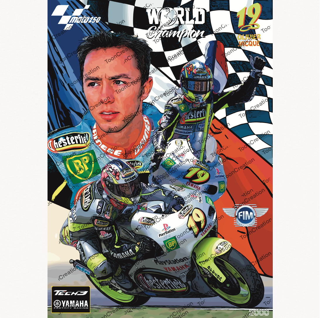 Olivier Jacque - 2000 - World Champion - Moto 250