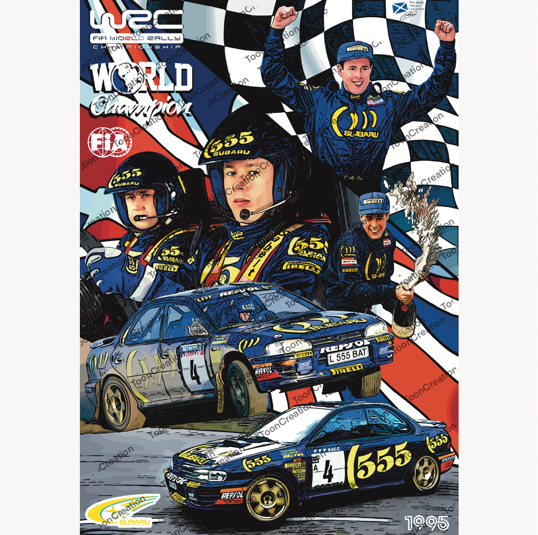 Colin McRae - 1995 - World Champion - WRC