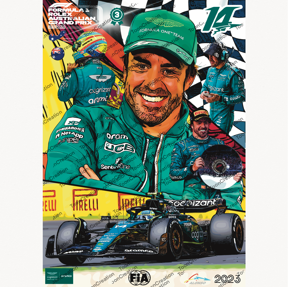 Fernando Alonso - 2023 - GP d’Australie - Formule 1