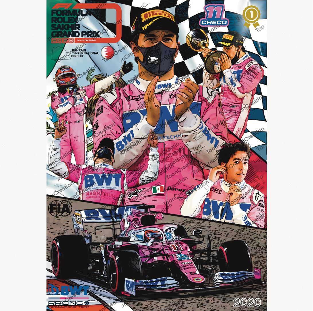 Sergio Perez - 2020 - GP de Sakhir - 1ère victoire - Formule 1
