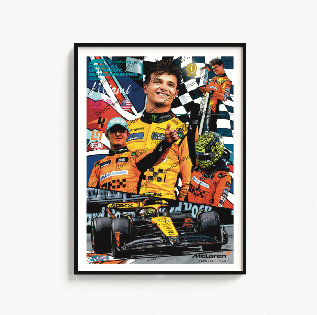 Lando Norris - 2024 - GP de Miami - 1ère victoire - Formule 1