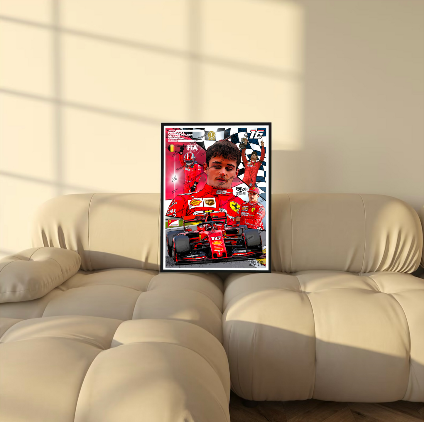 Charles Leclerc - 2019 - GP de Belgique - 1ère victoire - Formule 1