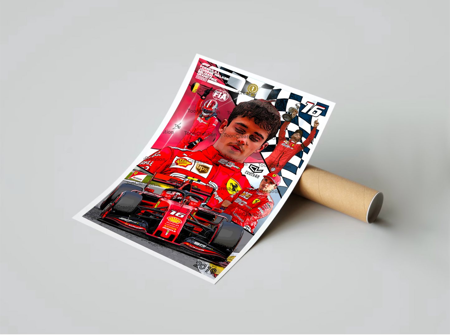 Charles Leclerc - 2019 - GP de Belgique - 1ère victoire - Formule 1