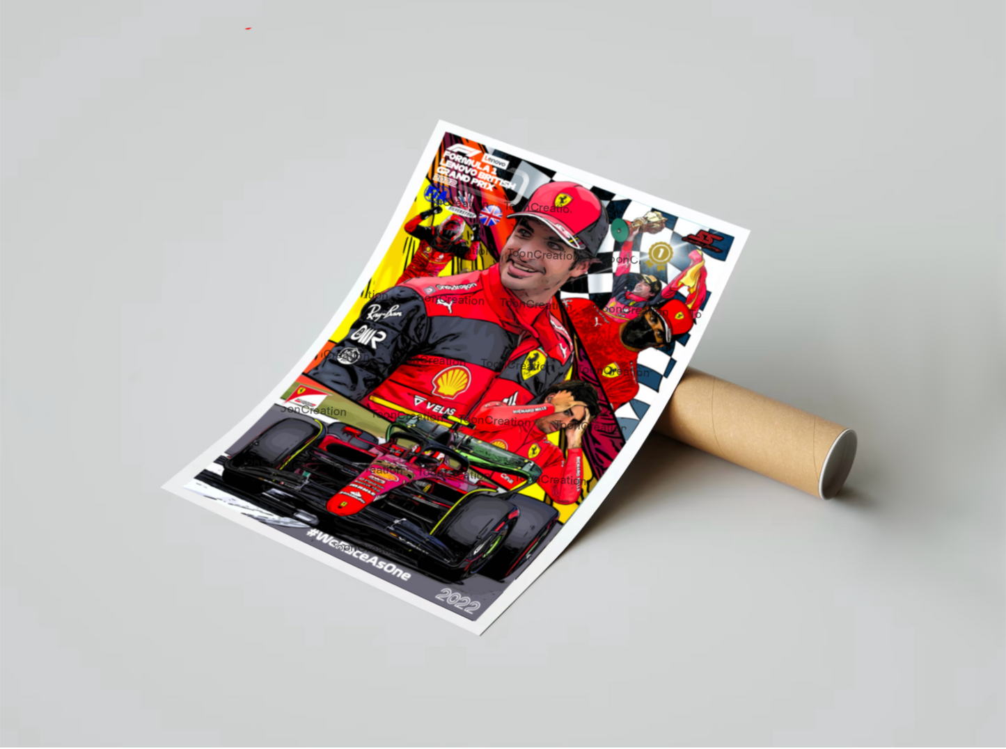 Carlos Sainz - 2022 - GP de Silverstone - 1ère victoire - Formule 1