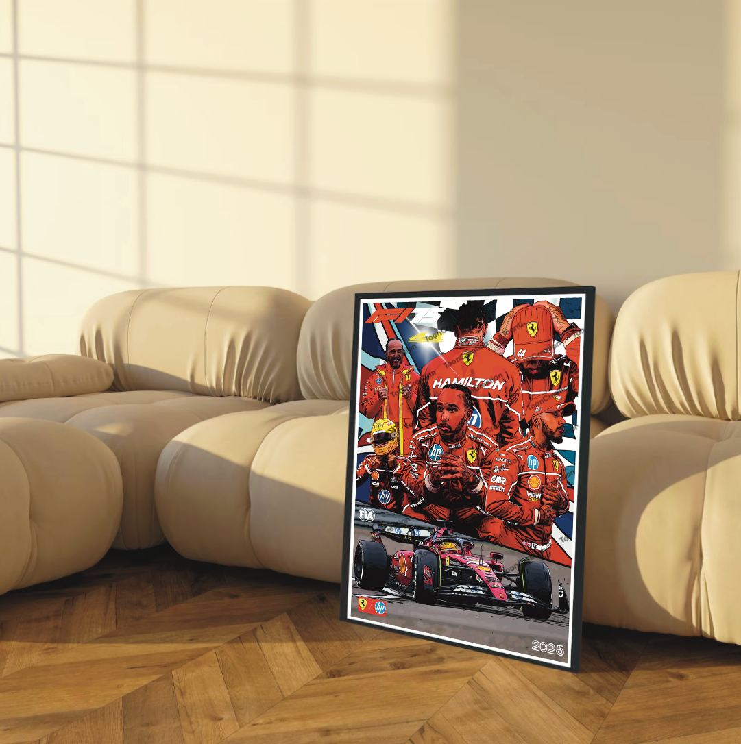 Lewis Hamilton - 2025 - Welcome to Ferrari - Formule 1