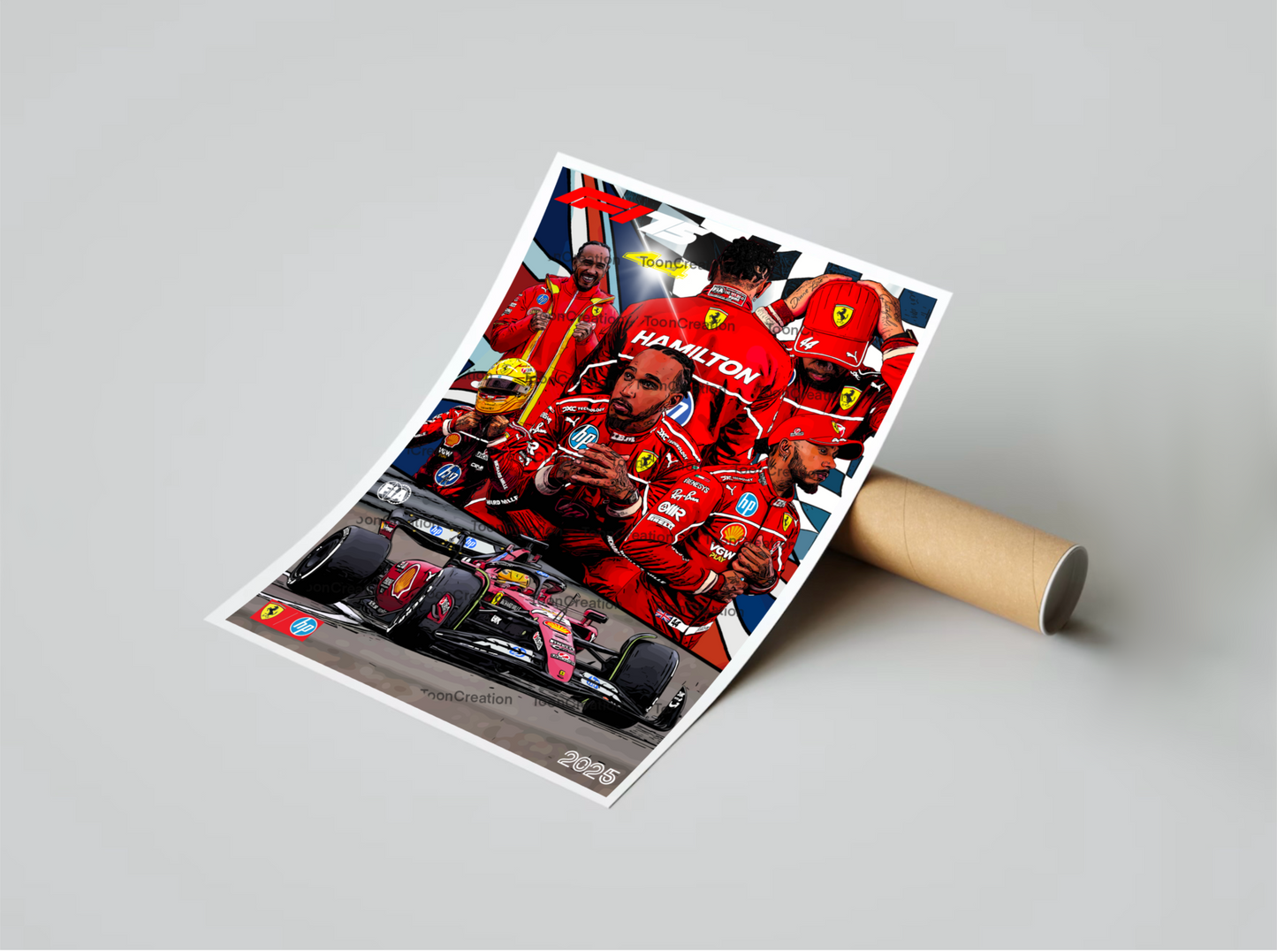 Lewis Hamilton - 2025 - Welcome to Ferrari - Formule 1