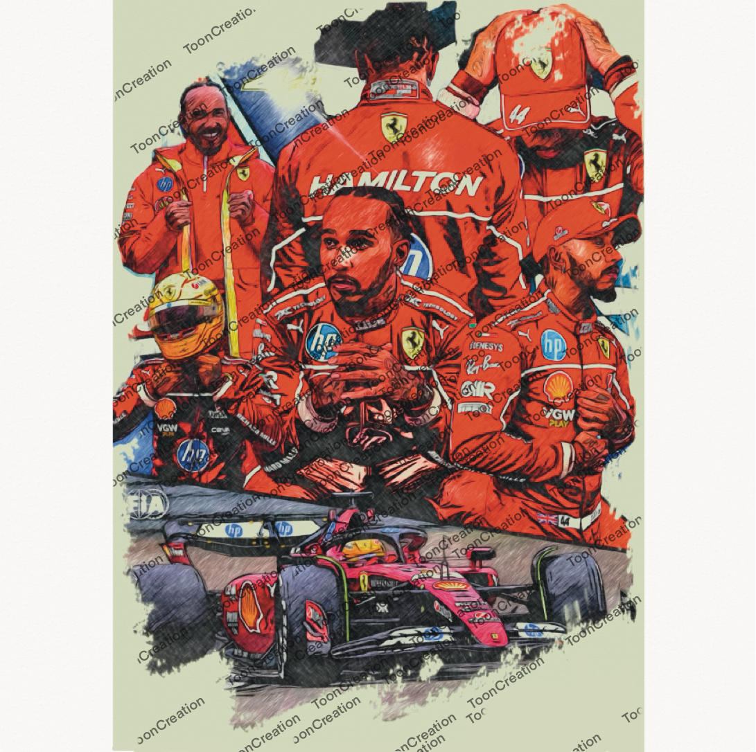 Lewis Hamilton - 2025 - Welcome to Ferrari - Formule 1
