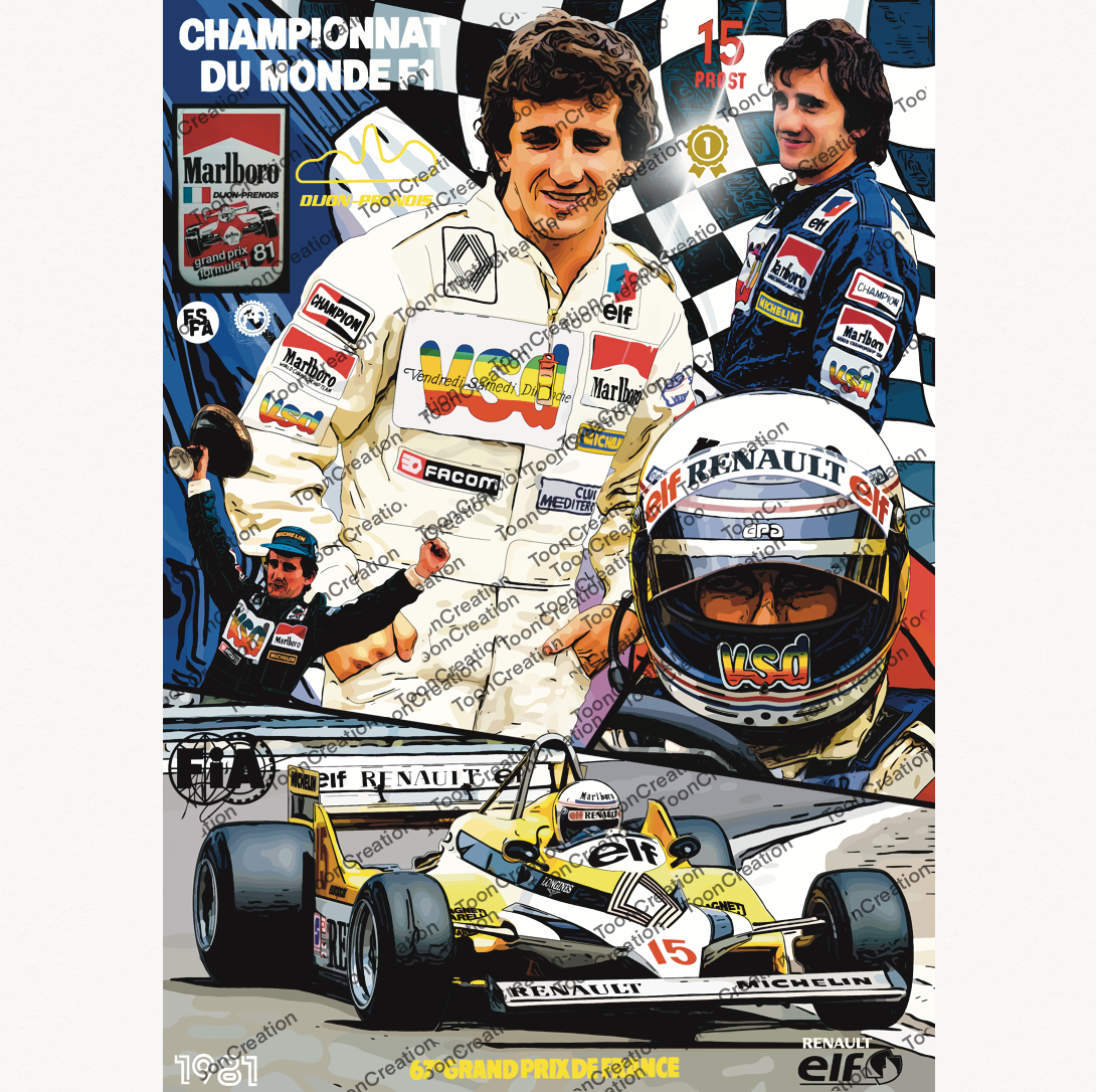Alain Prost - 1981 - Première victoire - Formule 1