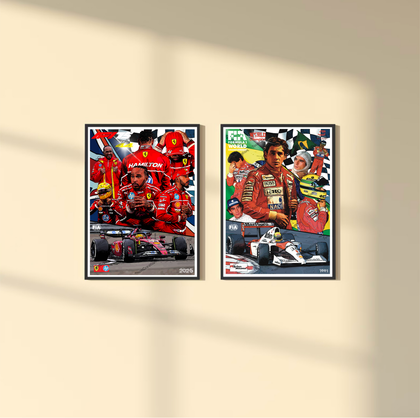 Ayrton Senna - 1991 - World Champion - Formule 1