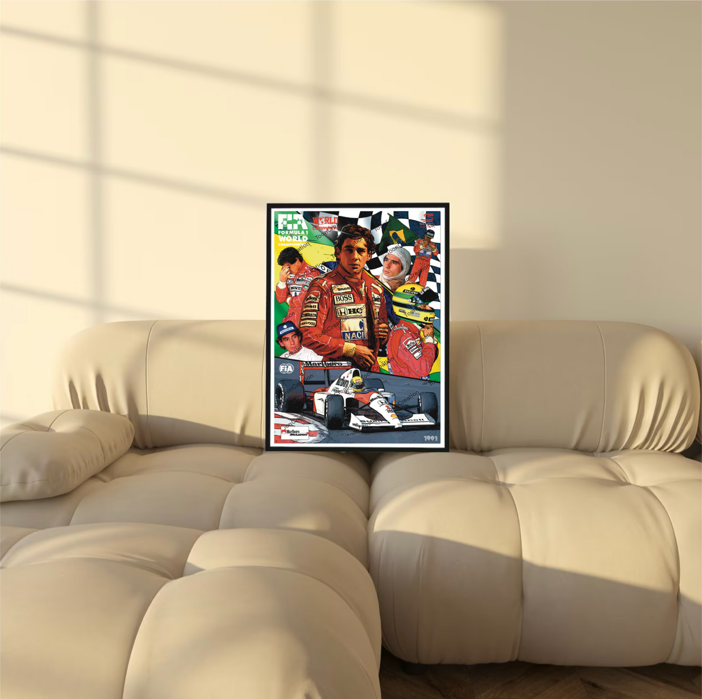 Ayrton Senna - 1991 - World Champion - Formule 1