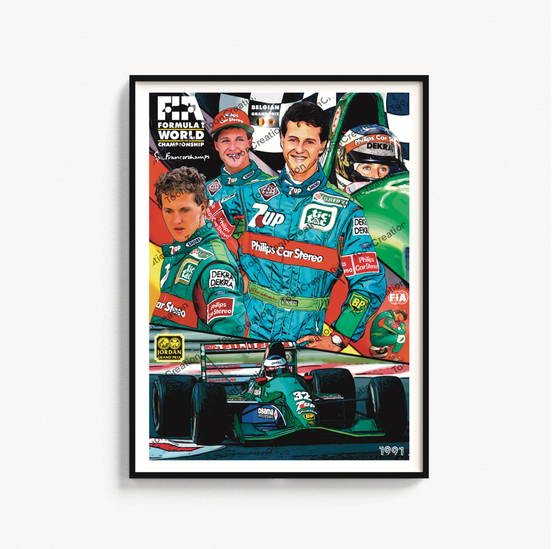 Michael Schumacher - 1991 - Premier GP - Formule 1