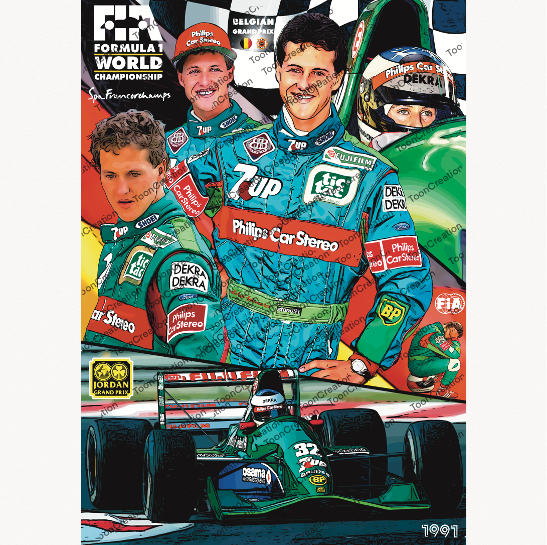 Michael Schumacher - 1991 - Premier GP - Formule 1