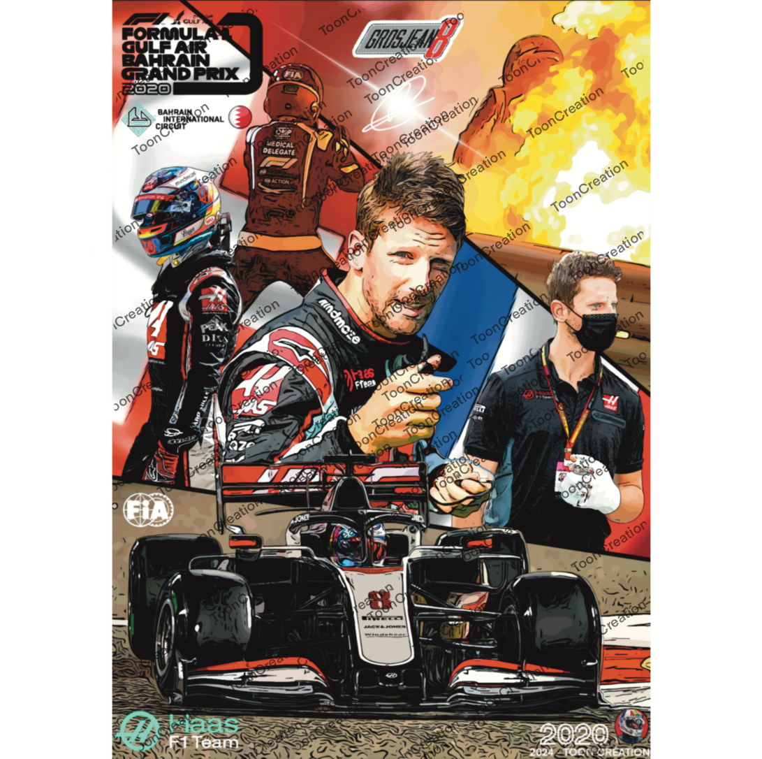 Romain Grosjean - GP de Bahreïn - 2020 - Formule 1