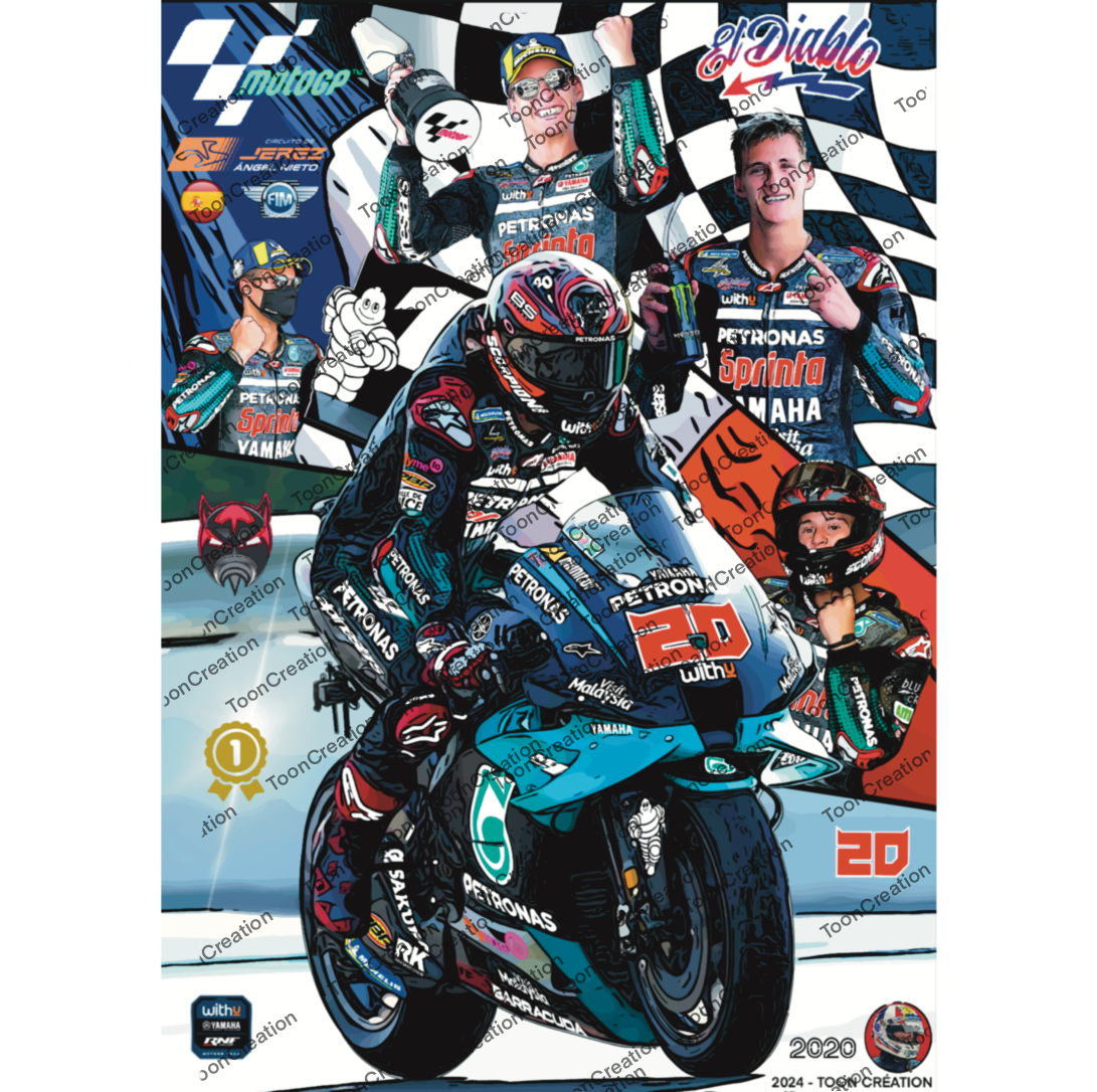 Fabio Quartararo - 2020 - GP de Jerez - 1ère Victoire - MotoGP