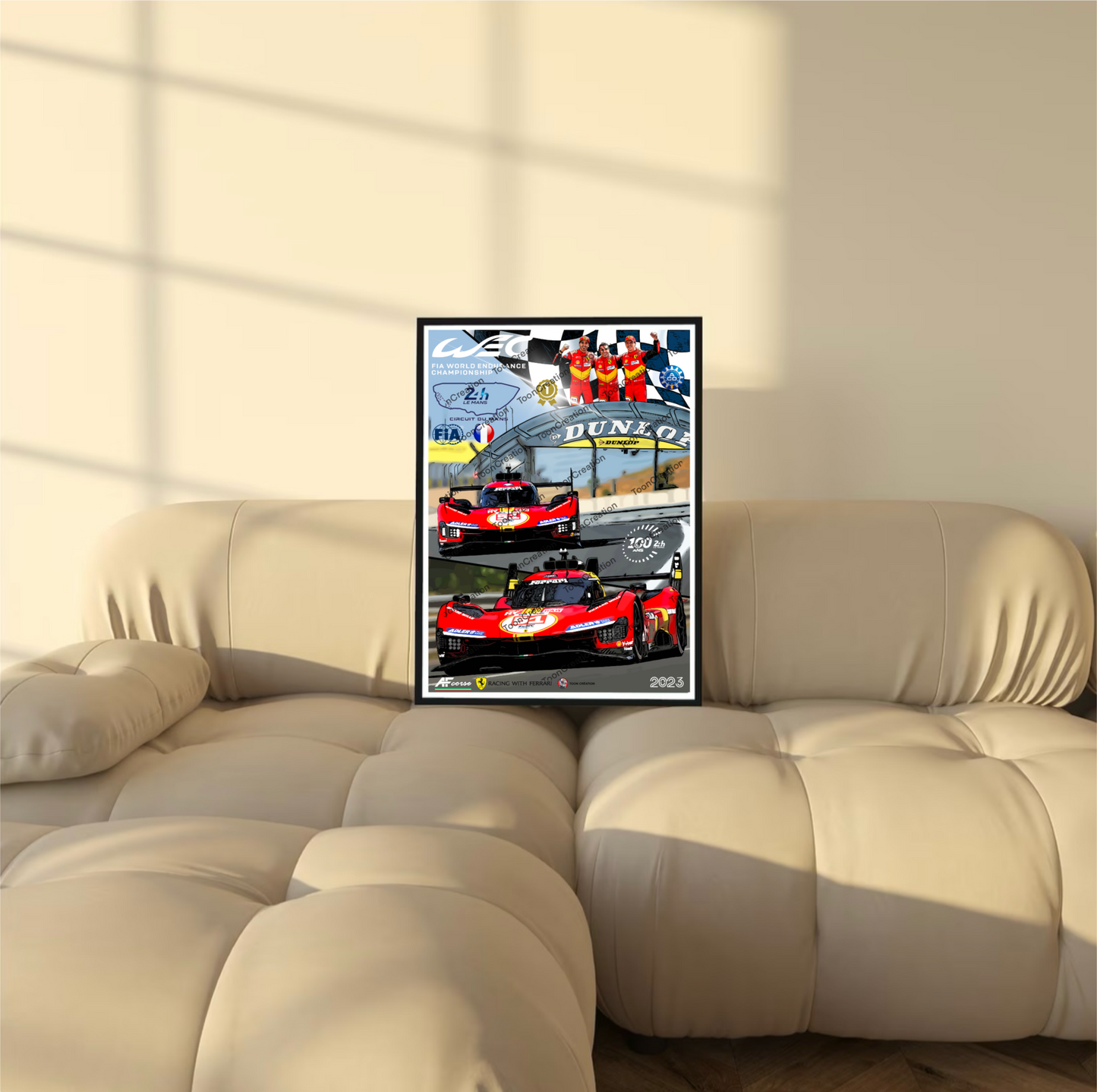 Ferrari AF Corse 51 - 2023 - Victoire aux 24h du Mans