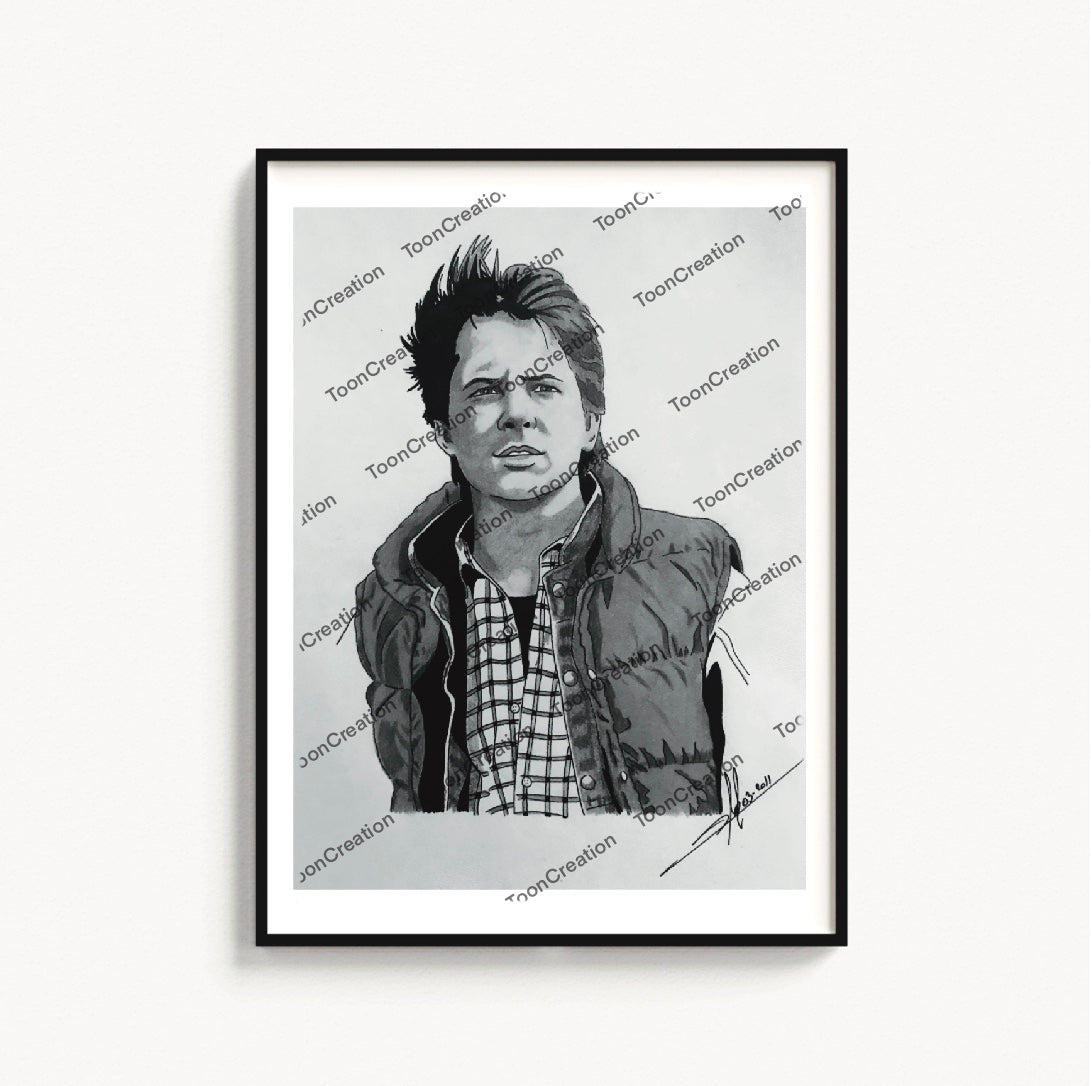 Michael J. Fox - 1985 - Marty McFly dans Retour vers le futur (Robert Zemeckis)