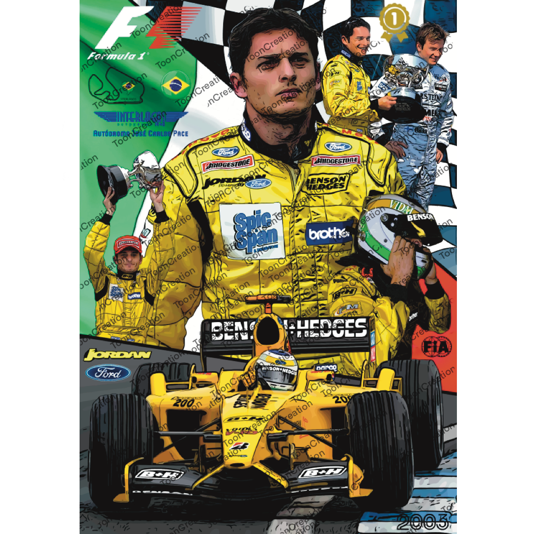 Giancarlo Fisichella - 2003 - GP du Brésil - 1ère victoire - Formule 1