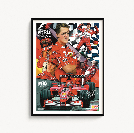 Michael Schumacher - 2002 - World Champion - Formule 1