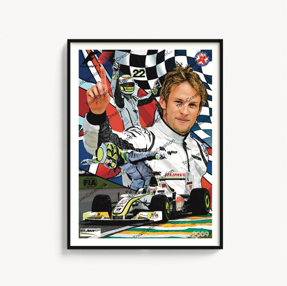 Jenson Button - 2009 - World Champion - Formule 1
