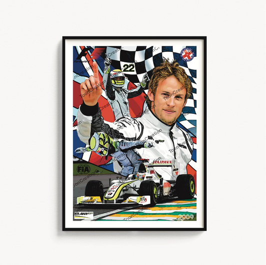 Jenson Button - 2009 - World Champion - Formule 1