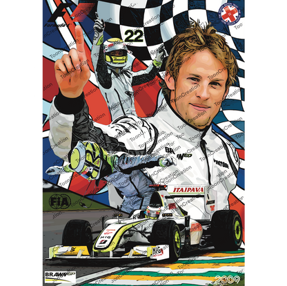 Jenson Button - 2009 - World Champion - Formule 1