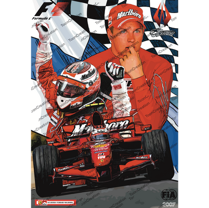 Kimi Räikkönen - 2007 - World Champion - Formule 1