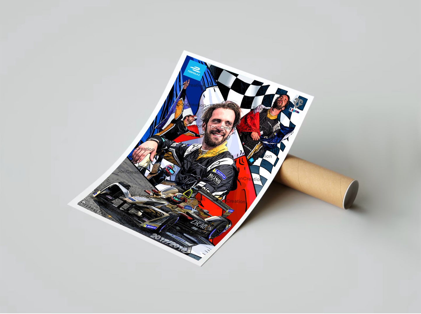 Jean-Eric Vergne - 2017/2018 - World Champion - Formule e