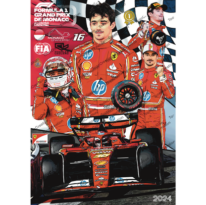 Charles Leclerc - 2024- GP de Monaco - Formule 1
