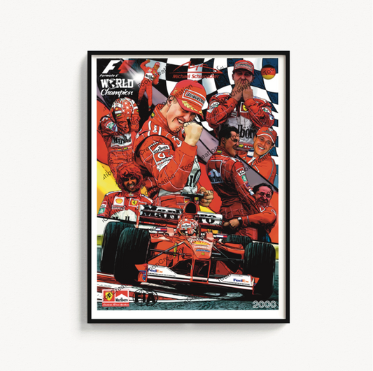 Michael Schumacher - 2000 - World Champion - Formule 1