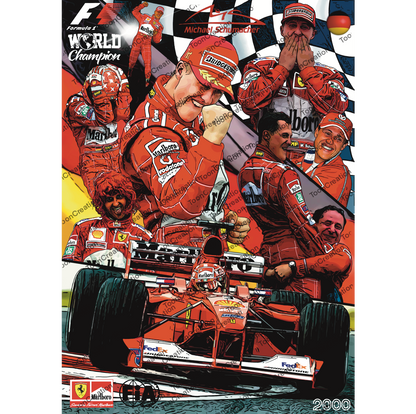 Michael Schumacher - 2000 - World Champion - Formule 1