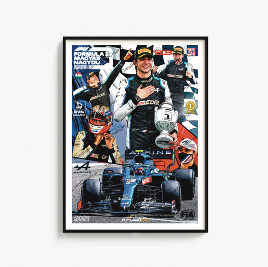 Esteban Ocon - 2021 - GP de Hongrie - 1ère victoire - Formule 1
