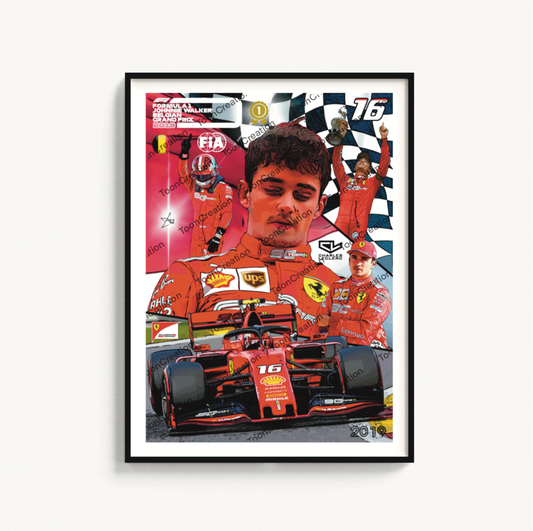 Charles Leclerc - 2019 - GP de Belgique - 1ère victoire - Formule 1