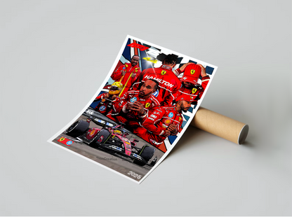 Lewis Hamilton - 2025 - Welcome to Ferrari - Formule 1