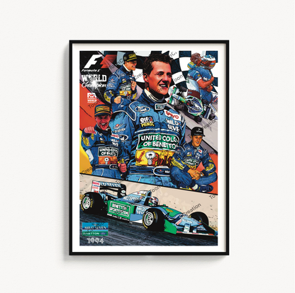 Michael Schumacher - 1994 - World Champion - Formule 1