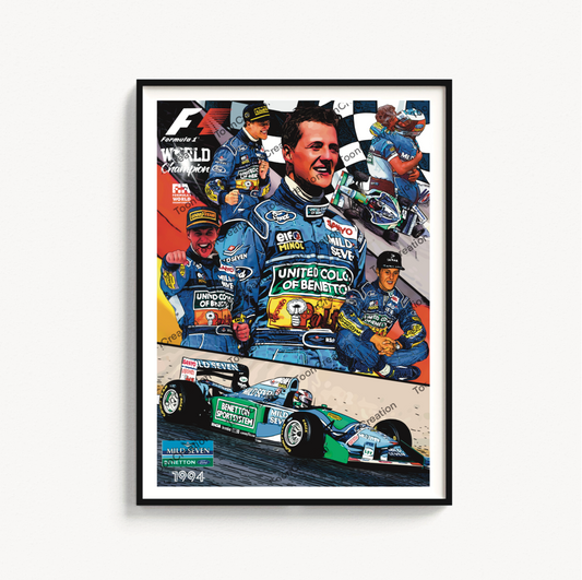 Michael Schumacher - 1994 - World Champion - Formule 1